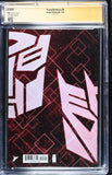 TRANSFORMERS #6 SIGNED AND REMARQUED BY STEPHEN BASKERVILLE CGC 9.8 4718913004