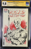 DEADPOOL KILLS THE MARVEL UNIVERSE ONE LAST TIME #1 SIGNED AND SKETCHED BY SAM HART CGC 9.8 4718914002