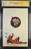 DEADPOOL KILLS THE MARVEL UNIVERSE ONE LAST TIME #1 SIGNED AND SKETCHED BY SAM HART CGC 9.8 4718914002
