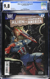 ALIEN VS CAPTAIN AMERICA #1 (MARVEL COMICS 2025) CGC 9.8 4716052025