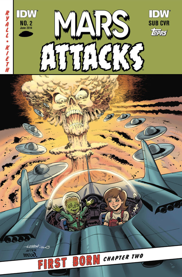 MARS ATTACKS FIRST BORN #2 SUB VARIANT