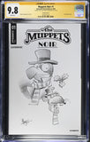 THE MUPPETS NOIR #1 SIGNED AND SKETCHED BY ROGER LANGRIDGE CGC 9.8 4760731023