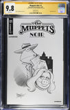 THE MUPPETS NOIR #1 SIGNED AND SKETCHED BY ROGER LANGRIDGE CGC 9.8 4760731024
