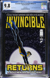 INVINCIBLE RETURNS #1 FACSIMILE COVER C VARIANT CGC 9.8 4763797015