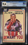 ALIEN VS CAPTAIN AMERICA #2 (2026) MARK BROOKS VARIANT CGC 9.6 4763789018