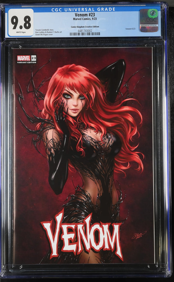 VENOM #23 (2023) DAWN MCTEIGUE COMIC KINGDOM VARIANT CGC 9.8