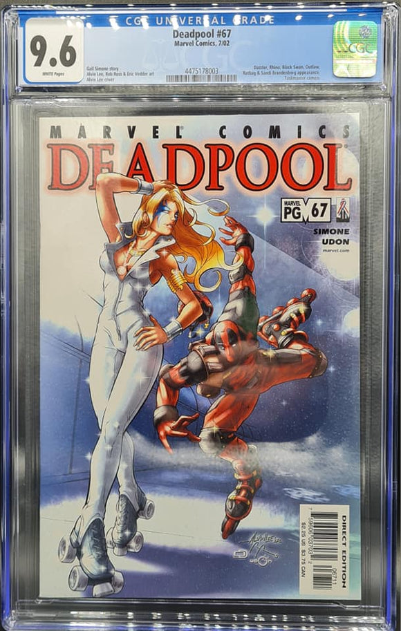 DEADPOOL #67 2002 CGC 9.6