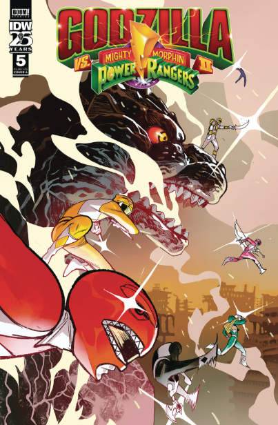 GODZILLA VS MIGHTY MORPHIN POWER RANGERS 2 #5 COVER A