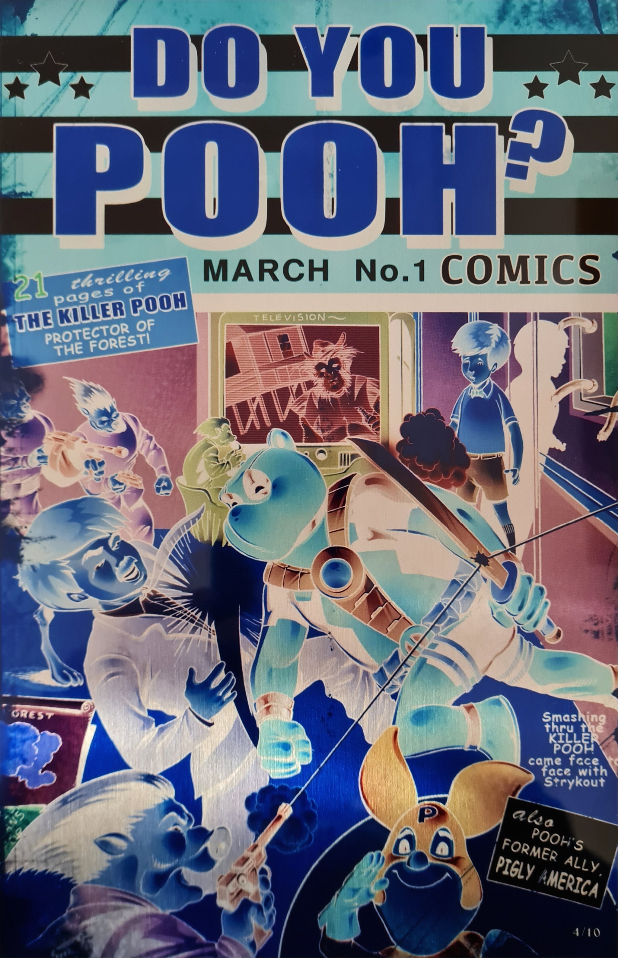 Do popular You Pooh? #1 Poohslinger CGC 9.8 Signature Spawn Homage